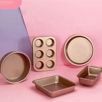 Moules à gâteaux ménagers pour enfants, outils de four, ensemble de pâtisserie, pour débutant, fabrication de biscuits, ensemble de poêles à pâtisserie