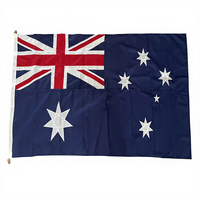 Drapeau australien de haute qualité, durable, écologique, à séchage rapide, entièrement cousu, 3FT X 6FT (1800mm X 900mm), 160gsm, en polyester filé