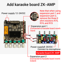 WUZHI AUDIO TB21F Potentiomètre Intégré 2.1 Canaux BT Amplificateur Carte Module Stéréo Subwoofer TPA3116