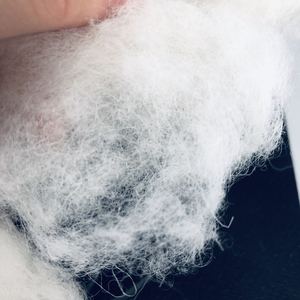 Pas cher prix 6-8cm 100% chèvre blanche naturelle <span class=keywords><strong>woo</strong></span> déchets cheveux de chèvre - Product Image 6