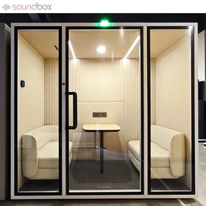 Caja <span class=keywords><strong>de</strong></span> sonido <span class=keywords><strong>de</strong></span> dos asientos, cabina <span class=keywords><strong>de</strong></span> trabajo para teléfono, cabina <span class=keywords><strong>de</strong></span> oficina, sala <span class=keywords><strong>de</strong></span> comunicación, cápsula <span class=keywords><strong>de</strong></span> reunión barata a la venta - Product Image 2