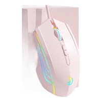 Souris de jeu filaire professionnelle pour e-sport, USB Plug and Play, ergonomique, surface mate antidérapante, rétroéclairage RGB, souris pour joueurs