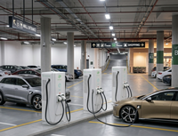 Cargador de Vehículos Eléctricos AI GCG de 120kW GB/T CCS DC con Conectores Dobles, Montaje en Suelo, con OCPP y Certificación CE para Estaciones de Carga de Vehículos Eléctricos