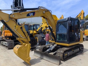 Excavatrice CAT 307 du Japon, mini-excavatrice de 7 tonnes, Caterpillar 307E2, excavatrice CAT d'occasion avec lame de remblaiement et pince hydraulique - Product Image 3