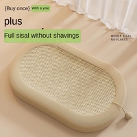 Griffoir pour chat en sisal, nid intégré, résistant à l'usure, résistant aux égratignures, grand jouet pour chat, griffes de meulage, design simple, soulagement