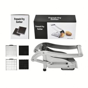 เครื่องตัดเฟรนช์ฟรายเครื่องตัดมันฝรั่งแบบมืออาชีพสำหรับทำเฟรนช์ฟรายพร้อมใบมีด2ใบมีด - Product Image 5