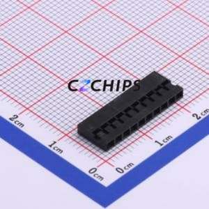 HX20011-10Y Housing (Wire-to-Board / Wire-to-Wire) P=2mm Connector ( Jack Structure: 1x10P )( Pitch: 2mm )( Number of Rows: 1 ) - Product Image 1