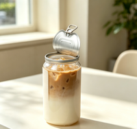 DK 202 #   Tutup Aluminium 52mm Anti Tumpah dengan Sistem Crimp untuk Kaleng Minuman, Bir, Jus & Minuman Ringan