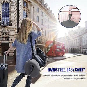 Supporto per Logo personalizzato <span class=keywords><strong>cuscino</strong></span> per il collo dell'aeroplano dell'auto in Memory Foam a forma di U per alleviare il dolore alla trazione - Product Image 4