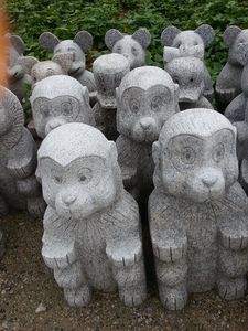 Bancs en pierre sculptés <span class=keywords><strong>à</strong></span> la main pour l'extérieur, produits <span class=keywords><strong>de</strong></span> jardinage traditionnels chinois, bancs en pierre pour animaux - Product Image 4