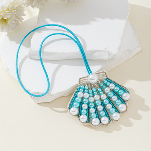 Pendentif Coquillage Rose Extravagant Modèle Seiko Bijoux Design Raffiné Bohème pour Fiançailles, Pendentif Bouteille d'Eau Naturelle - Product Image 3