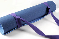 Eco Friendly Studio Practice Polyester Katoen Multi Functioneel Verstelbare Custom Logo Yoga Mat Draagband