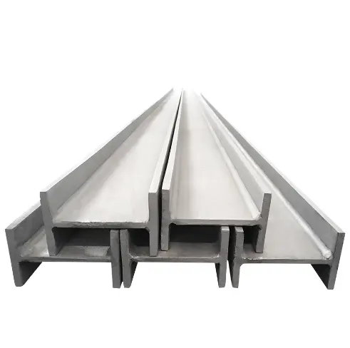 Q235 Q355 acciaio laminato a caldo a freddo barra angolare personalizzabile sezione in acciaio al carbonio fascio I H per progetto di costruzione
