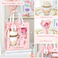 Coffret Cadeau Rose Romantique Fête des Mères – Personnalisable avec Logo, Mix & Match, Soin Spa, Sac Cadeau en Gros pour Fêtes et Événements