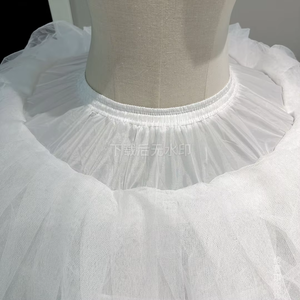 Sottoveste da donna per abiti da sposa 7 acciaio 2 anelli di filato regolabili sette ossa Super soffice sottane da principessa - Product Image 4