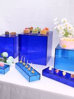 Support d'affichage modulaire en acrylique créatif et moderne avec vase à fleurs, montage facile, autoportant, pour usage intérieur, décoratif