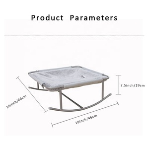 EE. UU. Venta caliente elevada gato cama malla <span class=keywords><strong>Camping</strong></span> interior mascota hamaca nido cuna - Product Image 4