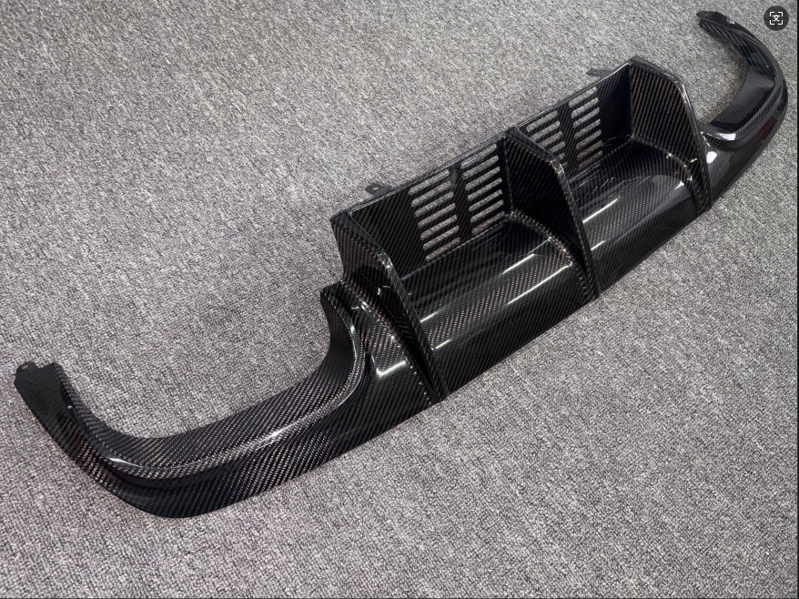 Benz W209 CLK 63 AMG Black Series Dry Carbon Fiber Rear Diffuser ...
