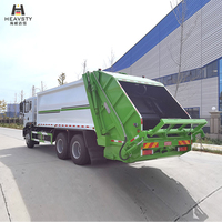 Camion à ordures compacteur HEAVSTY Diesel Euro 6 à moteur multi-puissance avec télécommande sans fil Dongfeng Huashen T5 CLD5250ZYSEQ6
