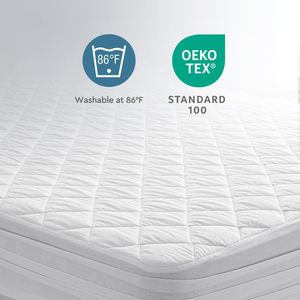 Premium Microfiber Anti Bed Bug Proof <span class=keywords><strong>Protector</strong></span> De Colchon Acolchado A prueba de agua Funda de cama impermeable Fundas protectoras de colchón - Product Image 3
