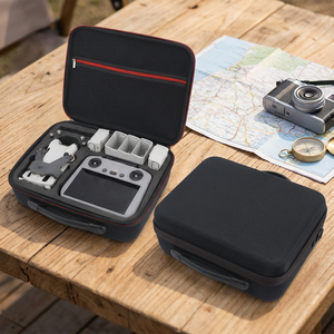 Étui de transport antichoc en EVA pour <span class=keywords><strong>DJI</strong></span> <span class=keywords><strong>Mini</strong></span> <span class=keywords><strong>3</strong></span> / <span class=keywords><strong>Mini</strong></span> <span class=keywords><strong>3</strong></span> <span class=keywords><strong>Pro</strong></span>, sac de rangement rigide étanche pour accessoires de drone <span class=keywords><strong>Fly</strong></span> <span class=keywords><strong>More</strong></span> <span class=keywords><strong>Combo</strong></span> - Product Image 1