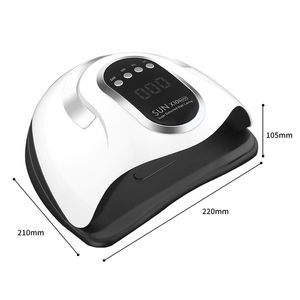 Lampe UV Sun <span class=keywords><strong>X10max</strong></span> portable pour ongles, lampe à ongles avec poignée, lumière de durcissement du vernis à ongles en gel, 280W, 66 LED, haute puissance, usage professionnel en salon - Product Image 1