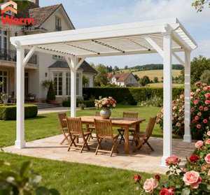 Empalme de patio de pérgola eléctrica OEM para garaje de coches/eventos familiares/piscina pérgola de aluminio pabellón de cenador eléctrico - Product Image 1