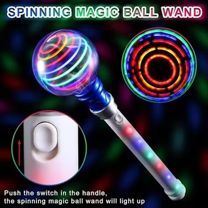 Sinh Nhật Glow Đảng 14Inch <span class=keywords><strong>LED</strong></span> Ánh Sáng Lên Ma Thuật Bóng Đồ Chơi <span class=keywords><strong>Wand</strong></span> Nhấp Nháy Cây Đũa Phép Đồ Chơi Ánh Sáng Lên Công Chúa Cây Đũa Phép Xoay Cảm Giác Đồ Chơi Quà Tặng - Product Image 4