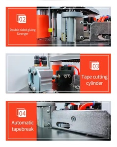 Roulement de machine de baguage de bord ST-50 portatif pour la production de MDF Mini fonction de collage de baguage de bord de PVC 220V/110V garantie de 1 an - Product Image 2