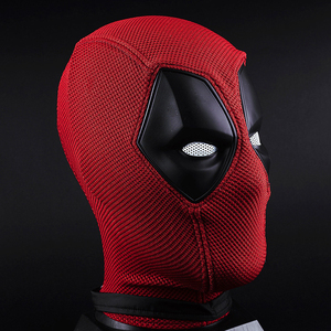 Wade Wilson masque super-héros capuche rouge Polyester masques respirant tricoté couvre-chef Halloween Cosplay accessoire <span class=keywords><strong>Deadpool</strong></span> masque <span class=keywords><strong>Costume</strong></span> - Product Image 3