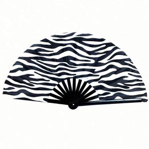 Éventail pliant en bambou très populaire avec armature robuste, style art populaire, idéal pour le Nouvel An chinois, les festivals et les fêtes - Product Image 2