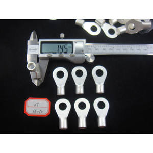 Terminaux annulaires Han Yi OT16-10, 16 AWG, en cuivre pur, type O, épaisseur 1,4 mm, pour usage électronique et électrique - Product Image 1