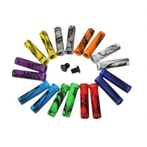 Poignées de guidon de VTT USA Mairun China Usa 823, caoutchouc souple, 125 mm, antidérapantes, amortissantes, manchettes MTB - Product Image 1