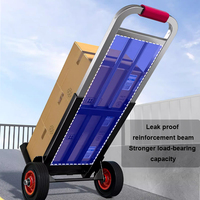 Chariot de transport pliable en métal industriel Baot, chariot à main, chariot de manutention OEM