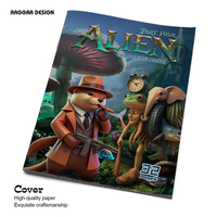 Libro para Colorear de World of Warcraft, el Más Vendido, Diversión para Niños, Libro para Colorear Abstracto con Diseños Alienígenas, Impreso y Personalizado al por Mayor