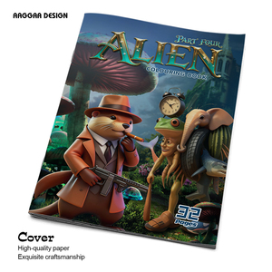 Libro <span class=keywords><strong>da</strong></span> <span class=keywords><strong>Colorare</strong></span> World of Warcraft, Bestseller, Divertimento per Bambini, Libro <span class=keywords><strong>da</strong></span> <span class=keywords><strong>Colorare</strong></span> Astratto con <span class=keywords><strong>Alieni</strong></span>, Stampa e Personalizzazione all'Ingrosso - Product Image 6