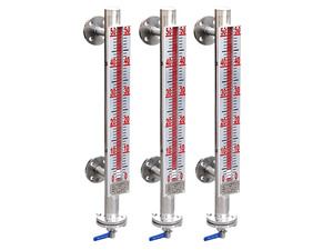 Indicador de nivel de aleta magnética 4-20mA transmisor remoto panel de bola flotante de alta temperatura anticorrosión 304SS - Product Image 4