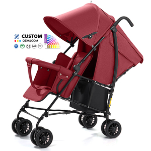 Poussettes pour bébés. Poussette <span class=keywords><strong>double</strong></span> pour bébé, poussette multifonctionnelle portable, poussette pliable pour jumeaux, <span class=keywords><strong>chariot</strong></span> pour bébé - Product Image 3
