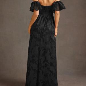 Nuevo Vestido Maxi Negro Victoria, Elegante, Vintage, Transpirable, de Alta Calidad para Mujer - Product Image 2