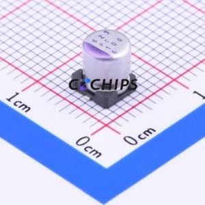 Condensateur solide SMD 6SVPC100MY, D5xL6mm (Capacité : 100uF) (Précision : 20%) Tension nominale : 6,3V - Product Image 1