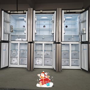 Réfrigérateur solaire de luxe à quatre portes, 418 <span class=keywords><strong>litres</strong></span>, économique, DC côte à côte, réfrigérateur solaire, congélateur 500l - Product Image 1