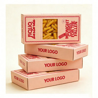 Scatola di Cartone Pieghevole con Finestra a Basso Prezzo OEM da Fabbrica Cinese, Scatola di Carta per Confezionamento di Pasta e Spaghetti Italiani con LOGO