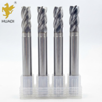Fraise à queue en carbure à fond plat, super dure HRC55/60, longue durée de coupe, haute efficacité, outil de fraisage CNC directement du fabricant