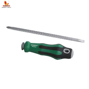 Multi-functional Two way 6mm multi screwdriver Adjustable Telescopic Screwdriver