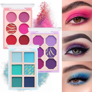 <span class=keywords><strong>Paleta</strong></span> <span class=keywords><strong>de</strong></span> Sombras <span class=keywords><strong>de</strong></span> Ojos Personalizada <span class=keywords><strong>de</strong></span> 6 <span class=keywords><strong>Colores</strong></span>, Brillante, Neón, Mate, con Brillo, en Tonos Rosa, Morado, <span class=keywords><strong>Azul</strong></span> y <span class=keywords><strong>Color</strong></span> Caramelo - Product Image 1