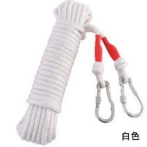 Cuerda de escape de incendios, 20M, 400Kg, resistencia a la tracción, núcleo de acero, cuerda de nailon para el hogar, equipo de seguridad para rescate de emergencia al aire libre - Product Image 3
