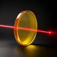 Lentille de focalisation CVD ZnSe CO2 pour découpeuse et graveuse laser, optique de remplacement, diamètre 12-25 mm, FL 38,1-127 mm, 10,6 µm