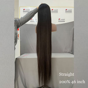 200% 13x4 <b>Full</b> Frontal <b>Wig</b> Natural Color 20-40inch Human Virgin Hair for <b>Lace</b> Transparent HD <b>Lace</b> Front <b>Wigs</b> - Product Image 4