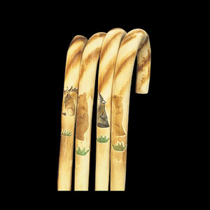 Деревянная резная трость в форме животных - Product Image 3