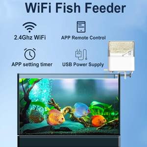 Distributore Automatico di Cibo per Pesci da 100ML con Controllo APP WiFi, Accessori Intelligenti per Acquari e Vasche per Pesci Rossi - Product Image 3